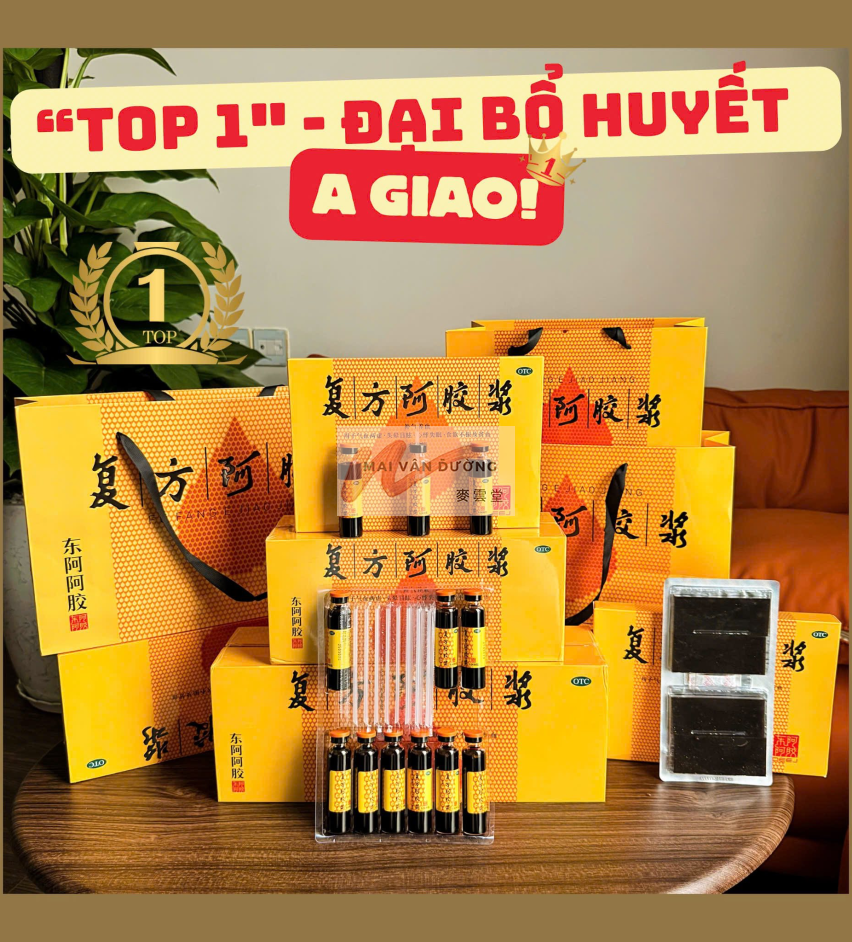 Bổ Máu A Giao - Nước Uống Đại Bổ Dưỡng Huyết