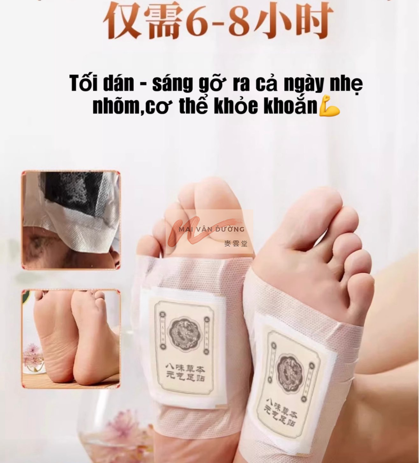 MIẾNG DÁN CHÂN NGUYÊN KHÍ PHỤC LINH BÁT TRÂN